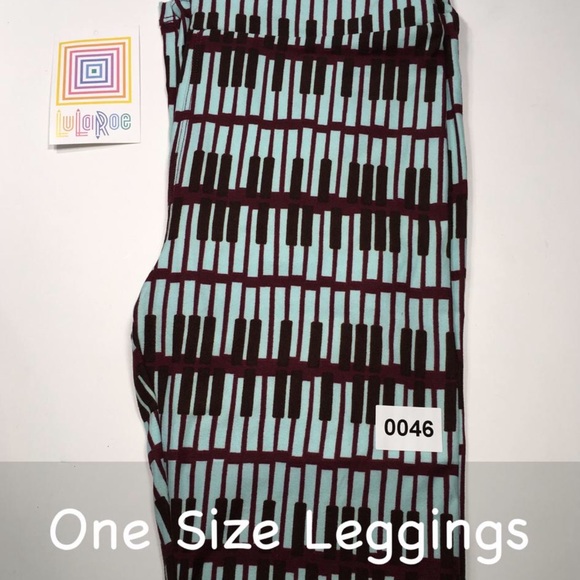 ✨OS RARE Piano Keys Leggings by LuLaRoe✨ - Picture 1 of 2